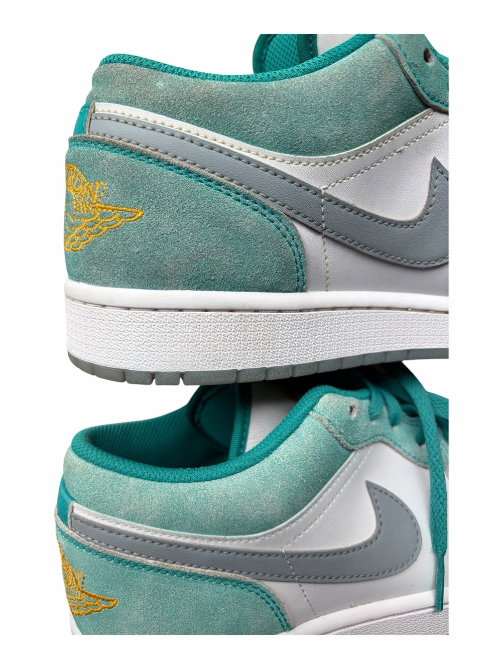 Nike Air Jordan 1 Low SE In Emerald Sz 9 - Picture 8 of 10